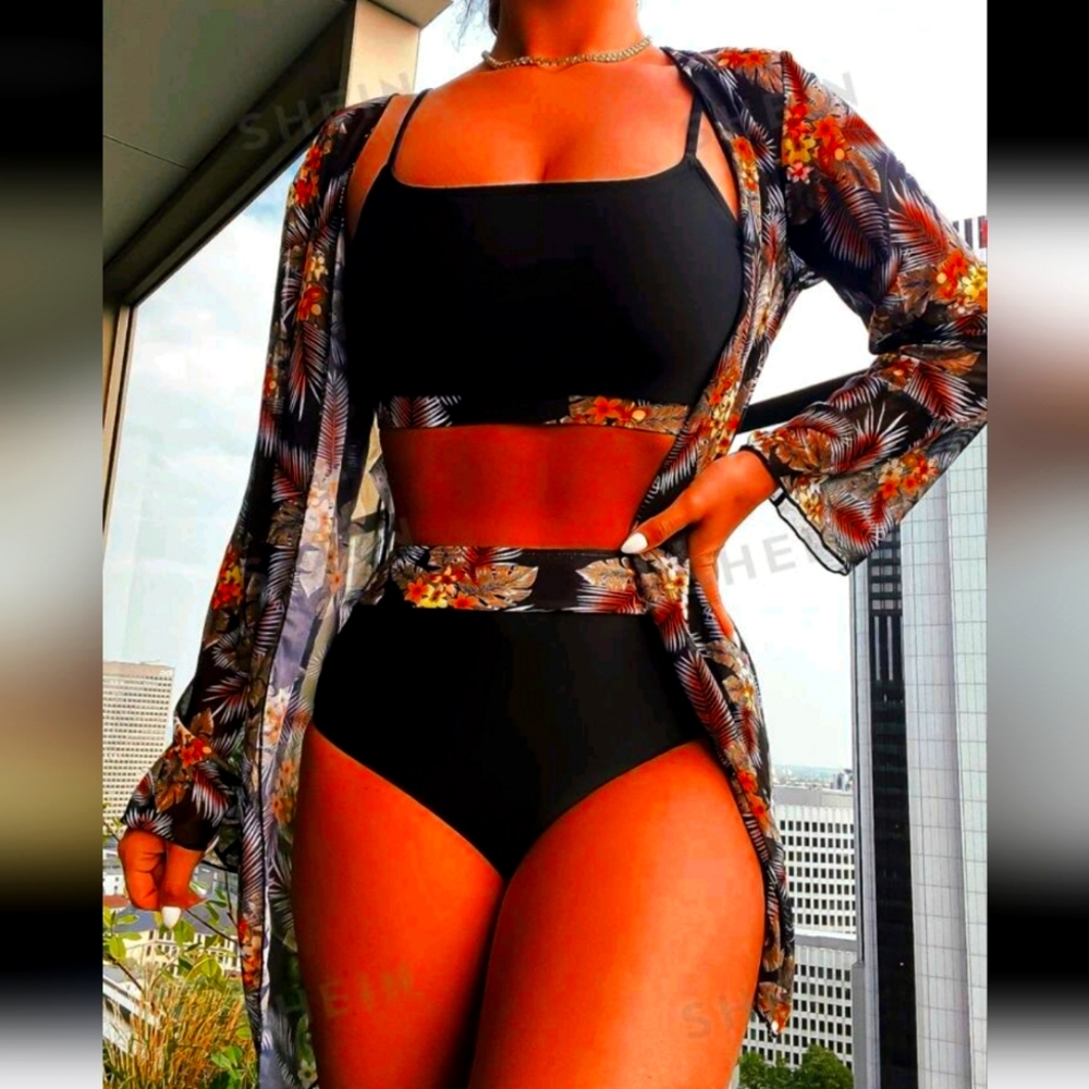 Shien Swimsuit with Cover-up to match